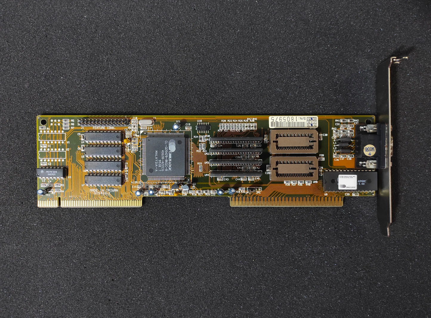 Cirrus Logic ST542X-Z 1MB Vintage Retro VLB VGA Graphics Video Card CL-GD5429
