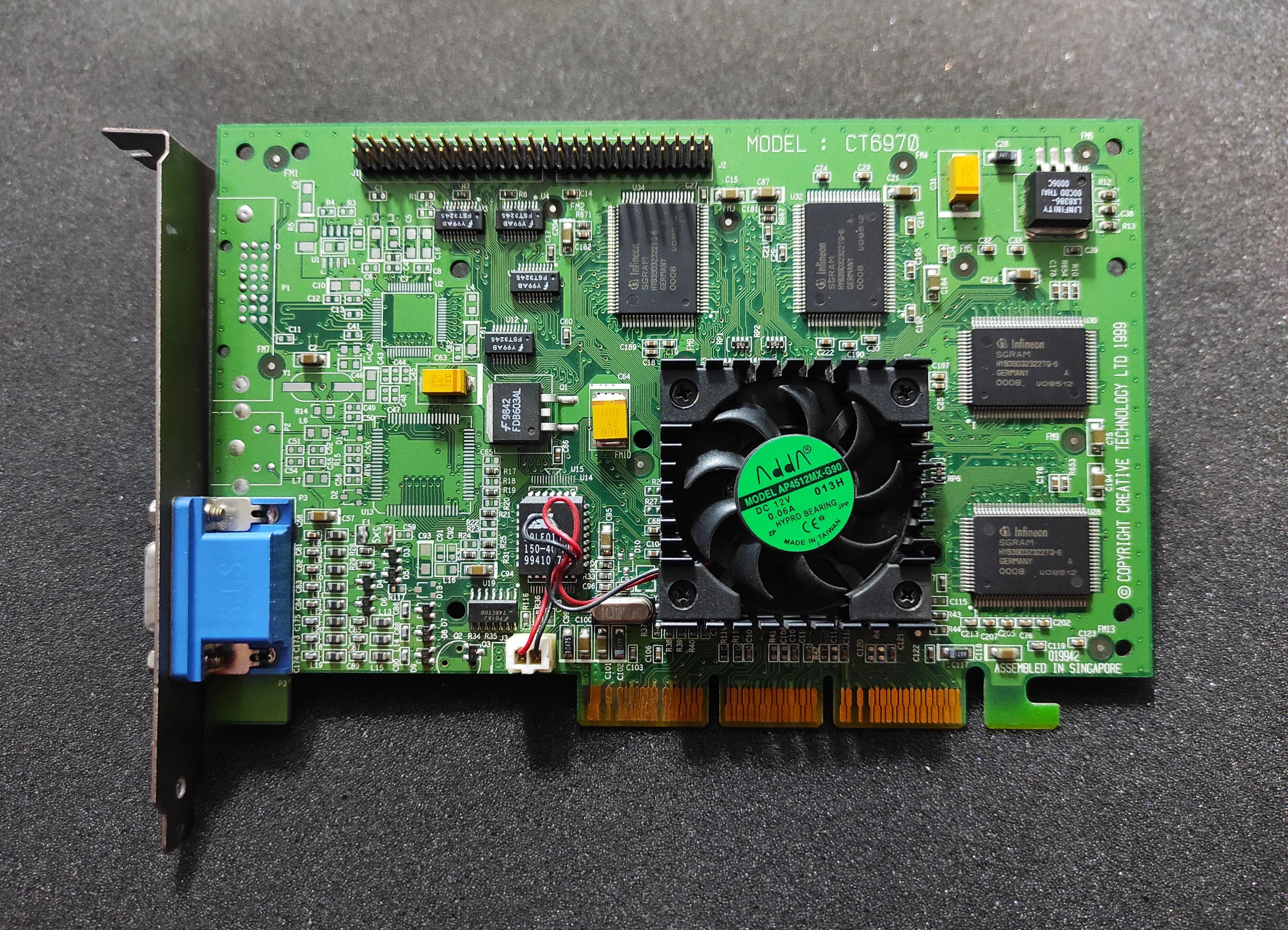 Creative 3D Blaster GeForce Annihilator Pro CT6970 32MB AGP Graphics ...
