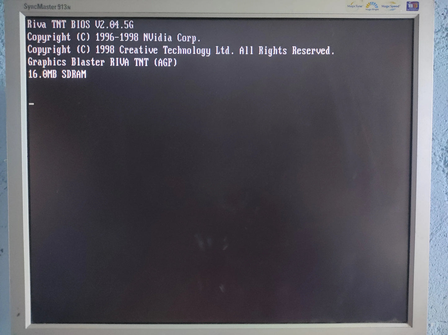 Creative Graphics Blaster 16MB Nvidia RIVA TNT CT6710 AGP Retro Graphics Card