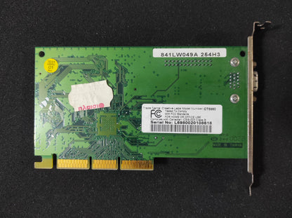 Creative Labs CT6980 Nvidia RIVA TNT2 M64 AGP 32MB VGA Graphics Card