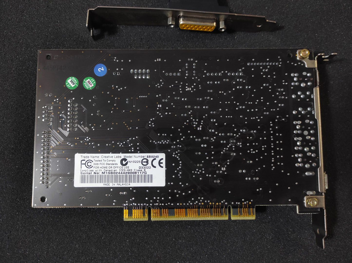 Creative Labs Sound Blaster Audigy 2 SB0240 7.1 24bit PCI Sound Card