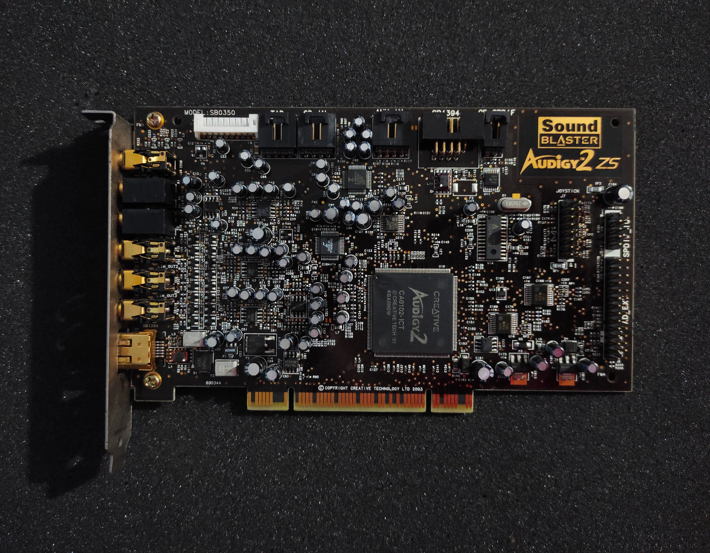 Creative Labs Sound Blaster Audigy 2 ZS 7.1 SB0350 24-bit PCI Sound Card
