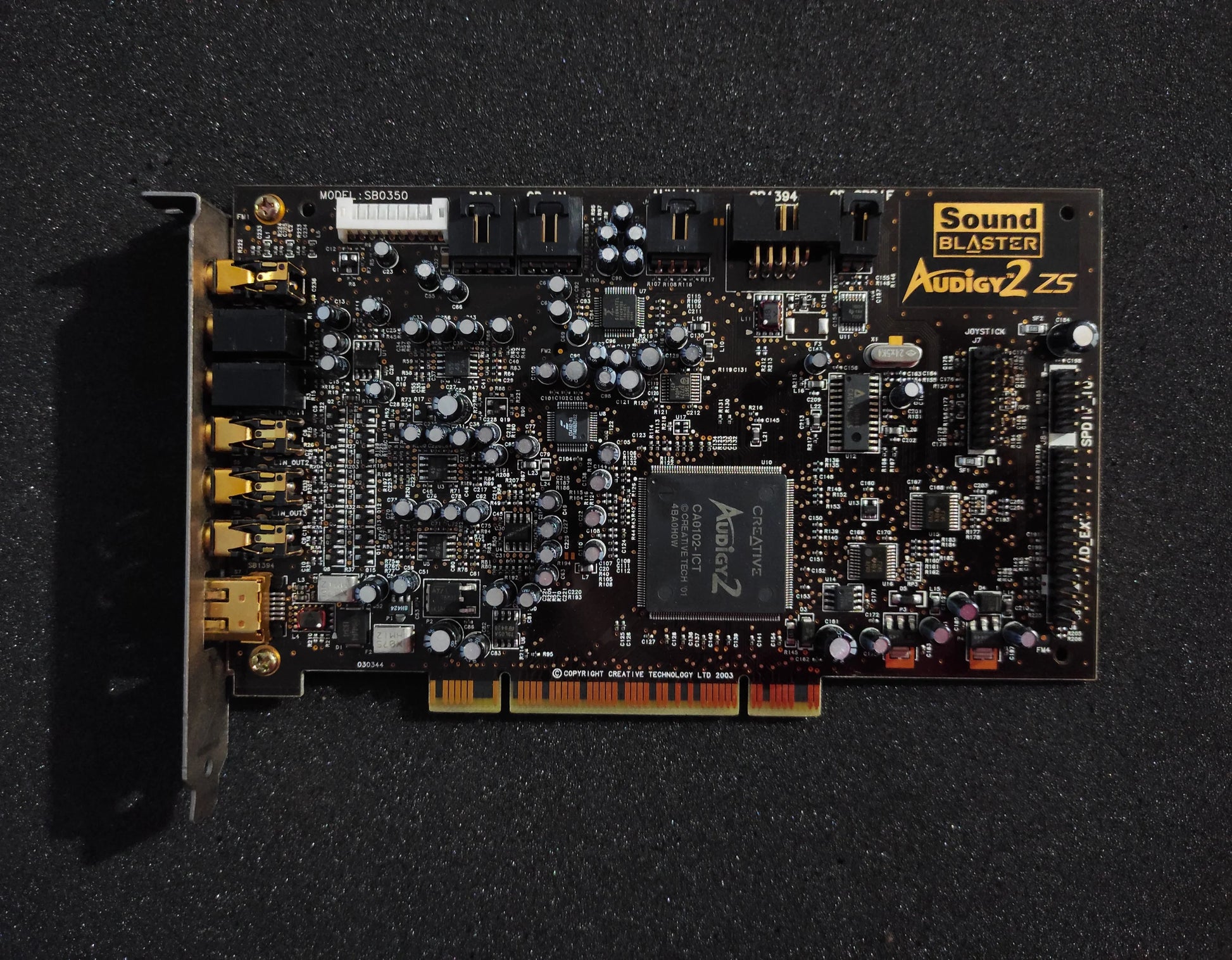 Creative Labs Sound Blaster Audigy 2 ZS 7.1 SB0350 24-bit PCI Sound Card
