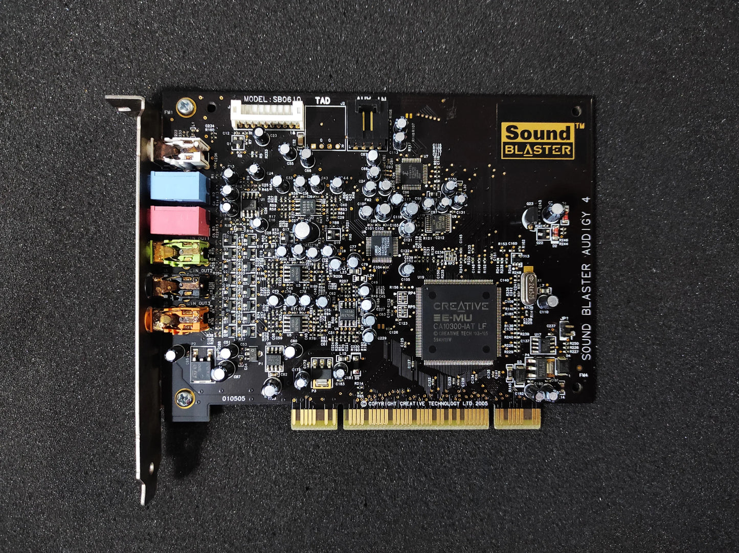 Creative Labs Sound Blaster Audigy 4 7.1 SB0610 24-bit PCI Sound Audio Card