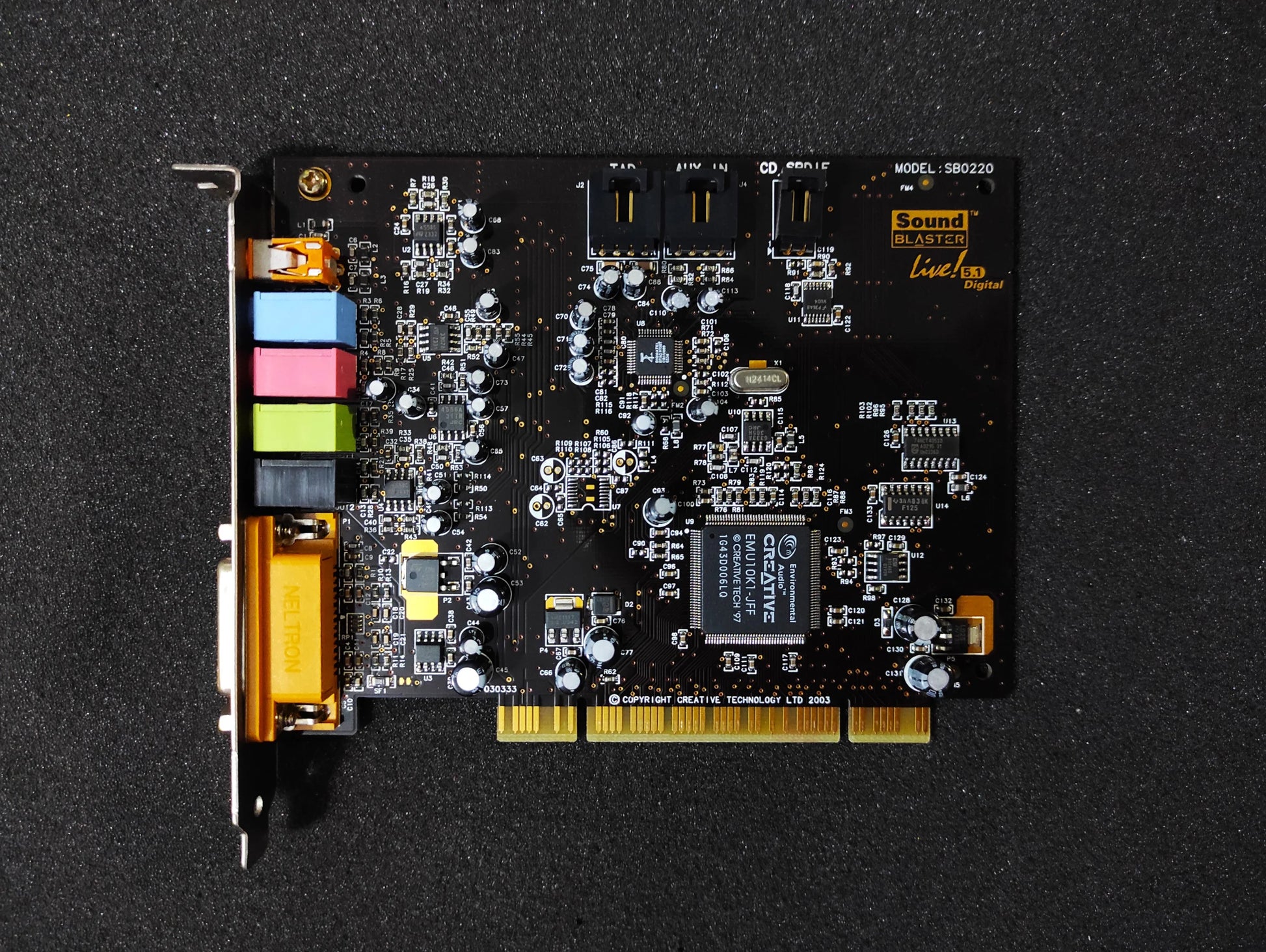 Creative Labs Sound Blaster Live! 5.1 SB0220 PCI Sound Audio Card
