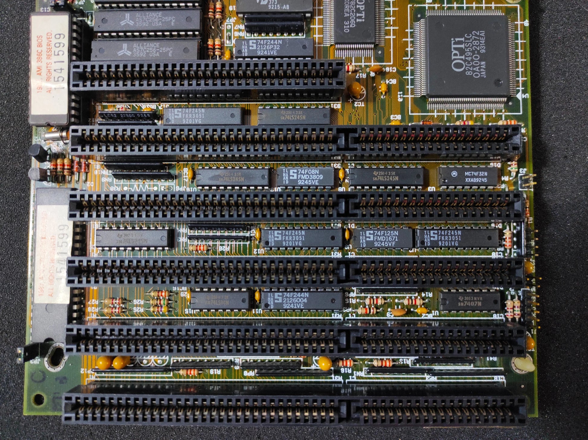 DataExpert 364 386 AT Vintage Retro Motherboard ISA OPTi 82C495SLC Chipset