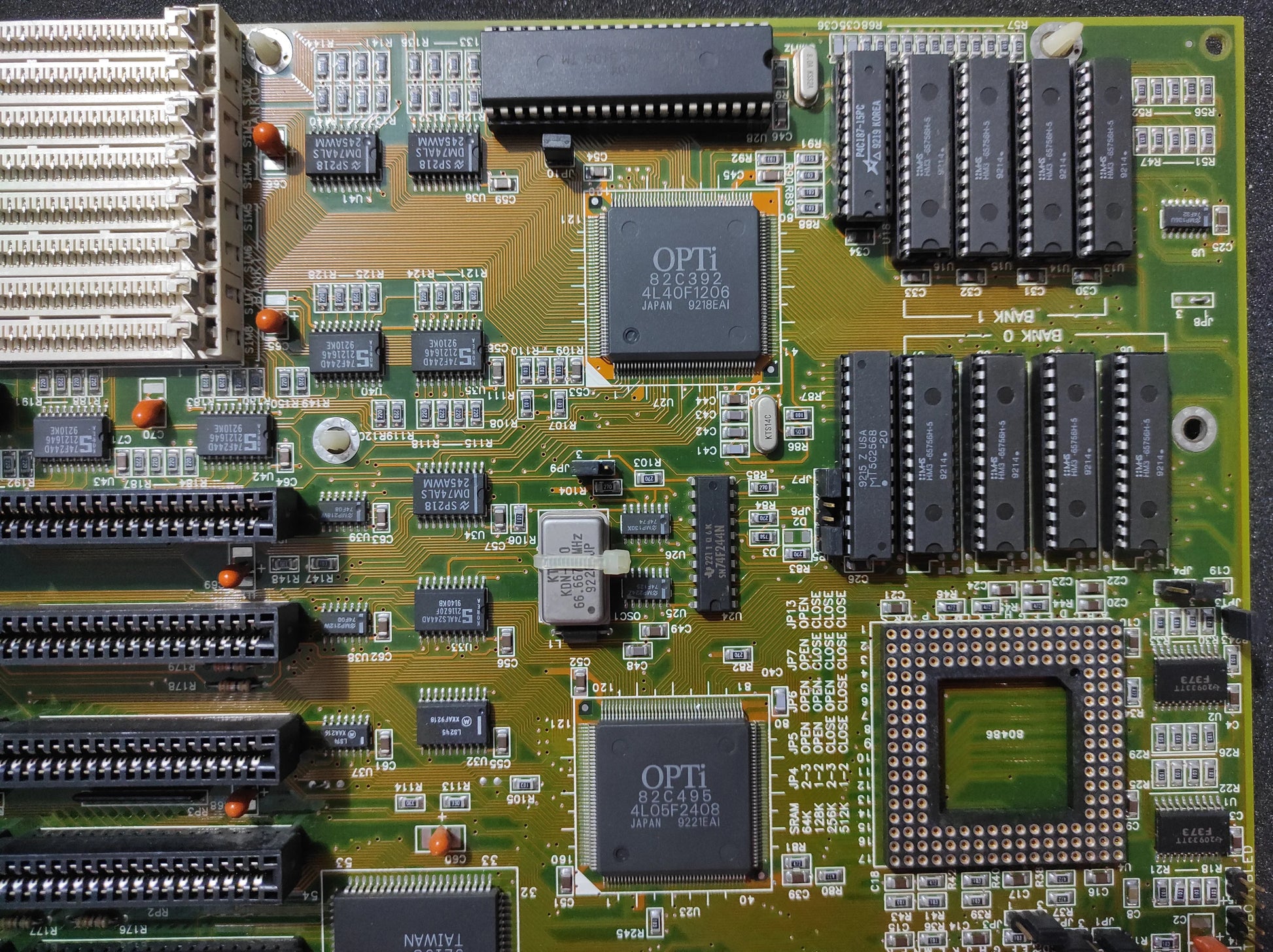 DataExpert OPTI-495 486WB PGA168 486 AT ISA Vintage Retro Motherboard OPTi 82C493