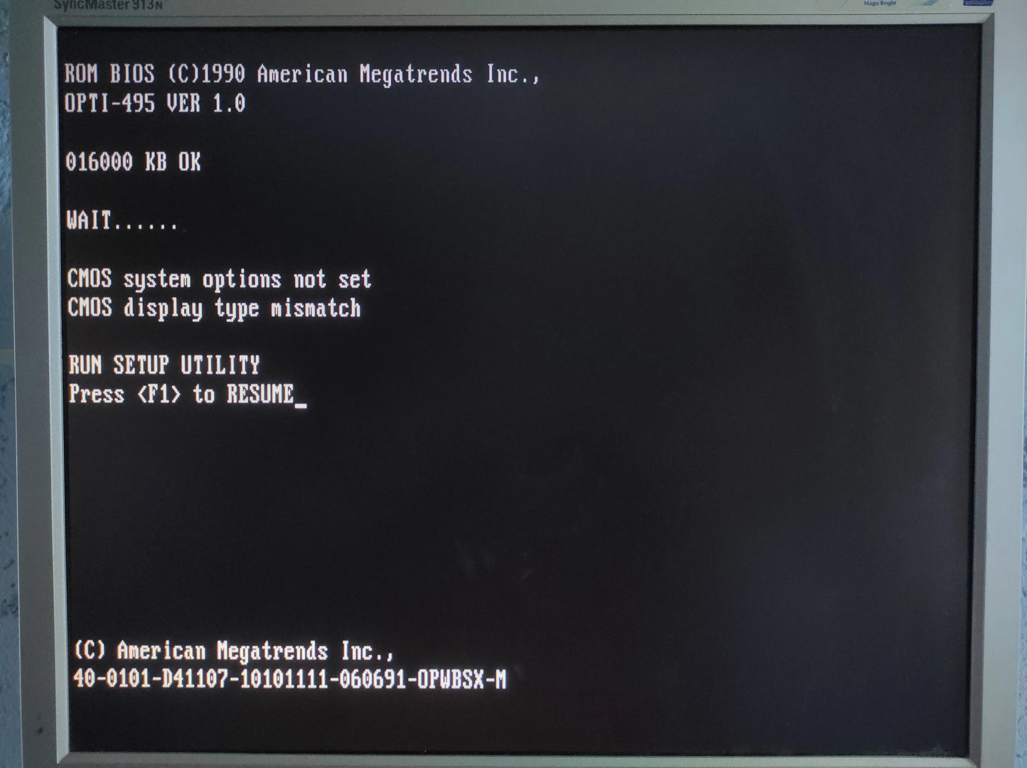 DataExpert OPTI-495 486WB PGA168 486 AT ISA Vintage Retro Motherboard OPTi 82C493