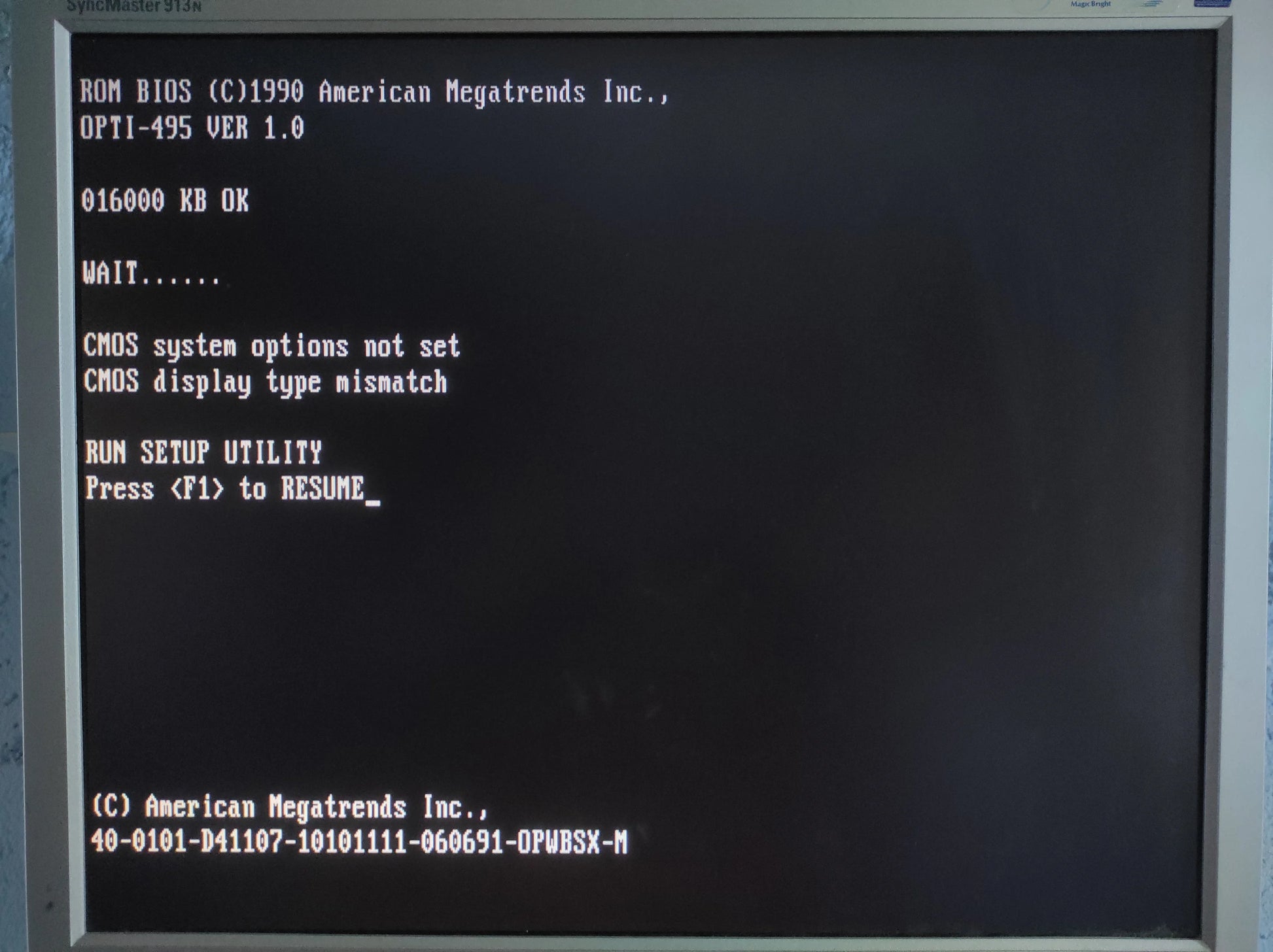 DataExpert OPTI-495 486WB PGA168 486 AT ISA Vintage Retro Motherboard OPTi 82C493