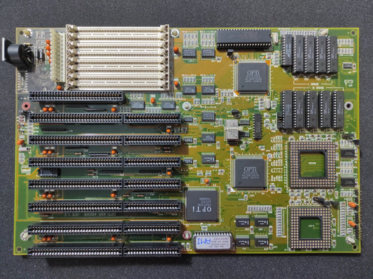 DataExpert OPTI-495 486WB PGA168 486 AT ISA Vintage Retro Motherboard OPTi 82C493