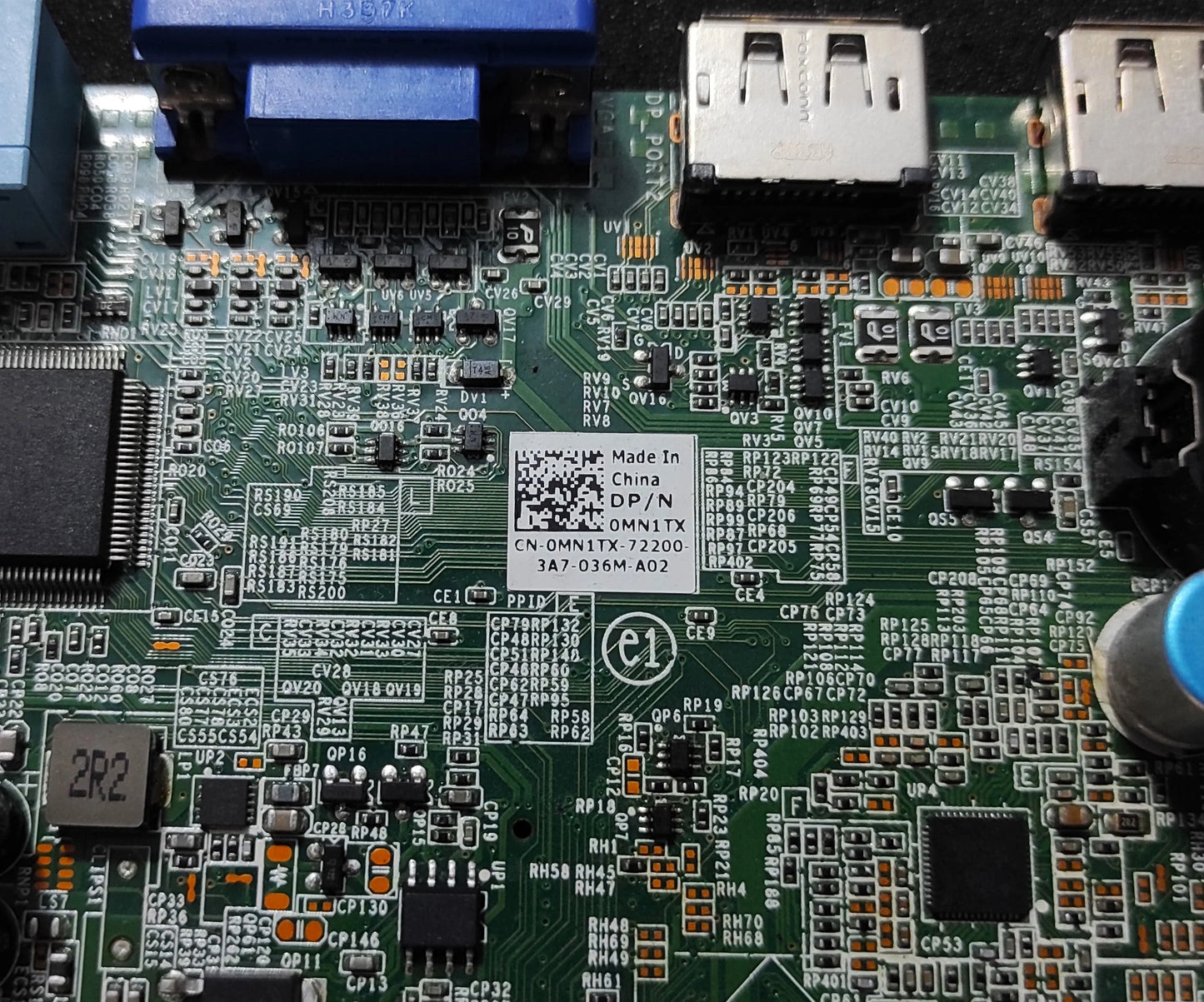 Dell Optiplex 7010 USFF CN-0MN1TX Socket 1155 DDR3 Motherboard Intel Q77 Chipset
