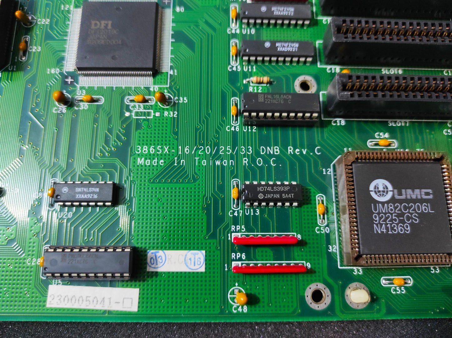 DFI 386SX-16/20/25/33 DNB AT Vintage Retro Motherboard ISA DFI DFI2019C