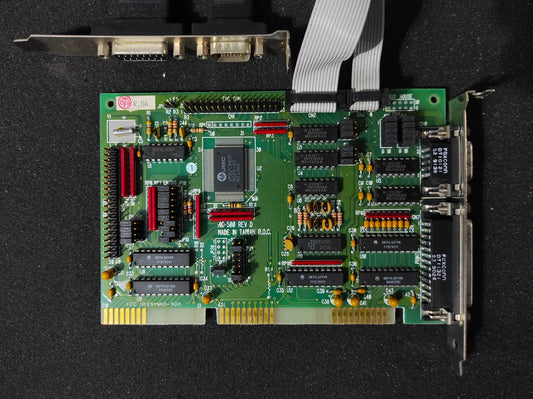 DFI MIO-500 Floppy IDE Serial Parallel Game 16-bit ISA Multi I/O Controller Card