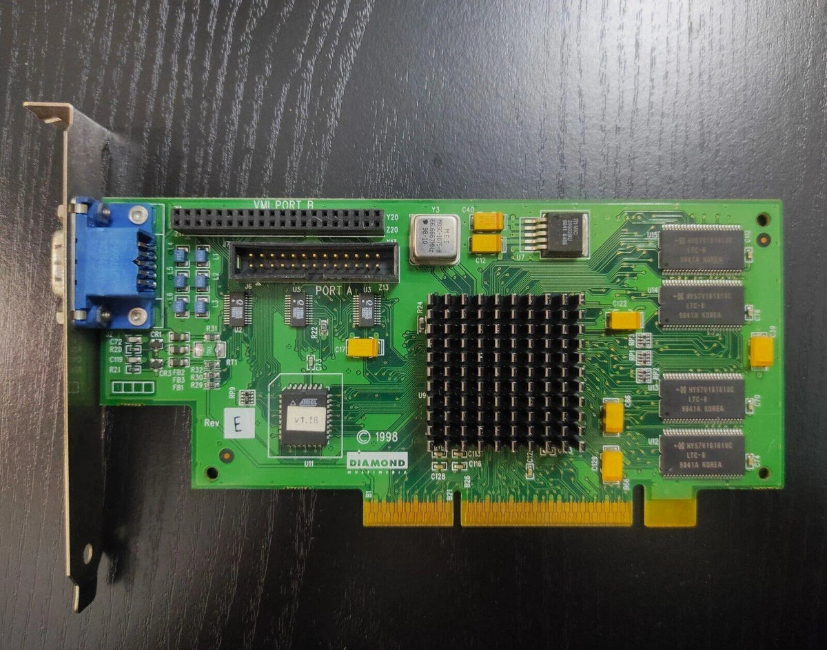 Stealth Graphics Card Diamond Stealth II G460 Intel i740 AGP 8MB VGA Graphics Video Card ...