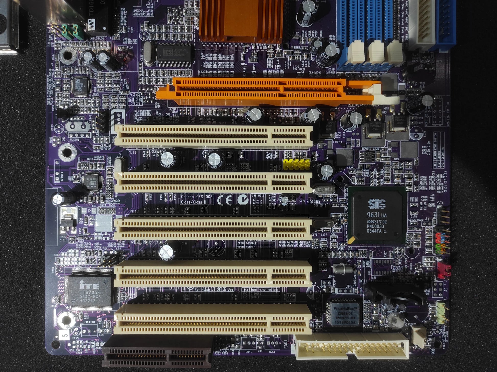 ECS 648FX-A Socket 478 ATX DDR Motherboard AGP PCI 15-H15-011002 SiS 648FX Chipset