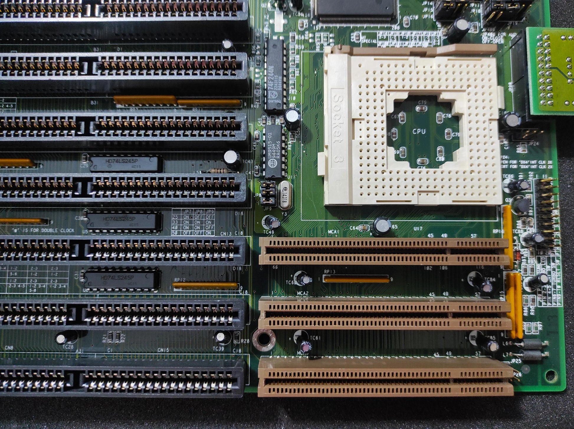 ECS UM4980 Socket 3 486 AT ISA VLB Vintage Retro Motherboard UMC UM8498/8496