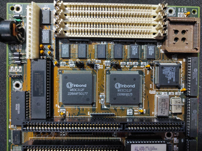 ECS WH386SX 386 AT Vintage Retro Motherboard ISA Winbond W83C310F Chipset
