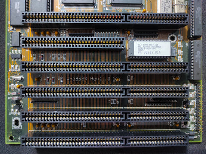 ECS WH386SX 386 AT Vintage Retro Motherboard ISA Winbond W83C310F Chipset