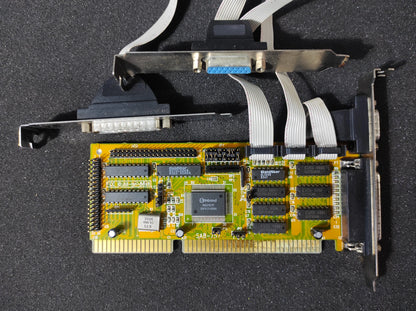 FGI SAB-757 Floppy IDE Serial Parallel Game 16-bit ISA Multi I/O Controller Card