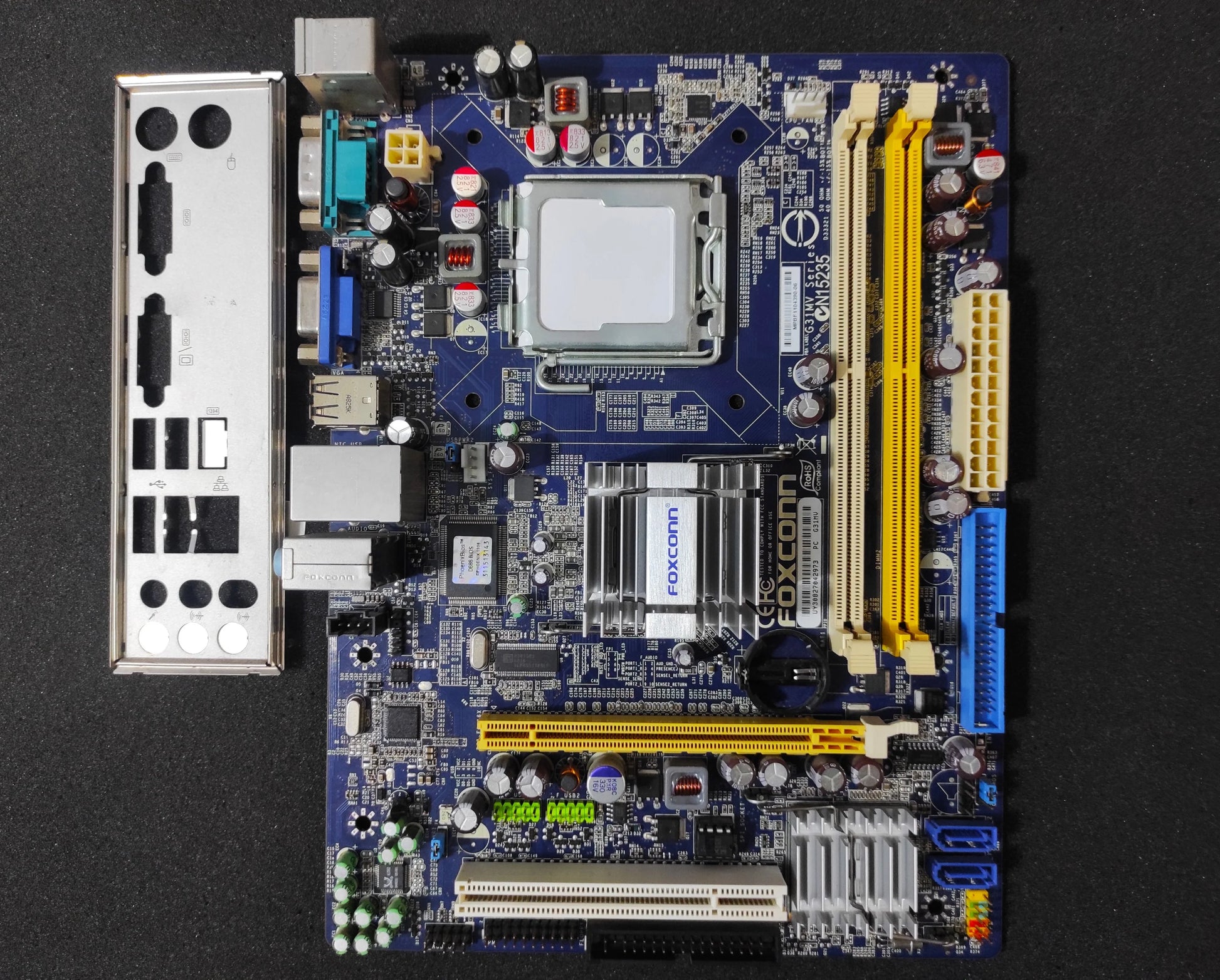Foxconn G31MV-K Socket 775 mATX Motherboard DDR2 PCIe x16 Intel G31 Chipset