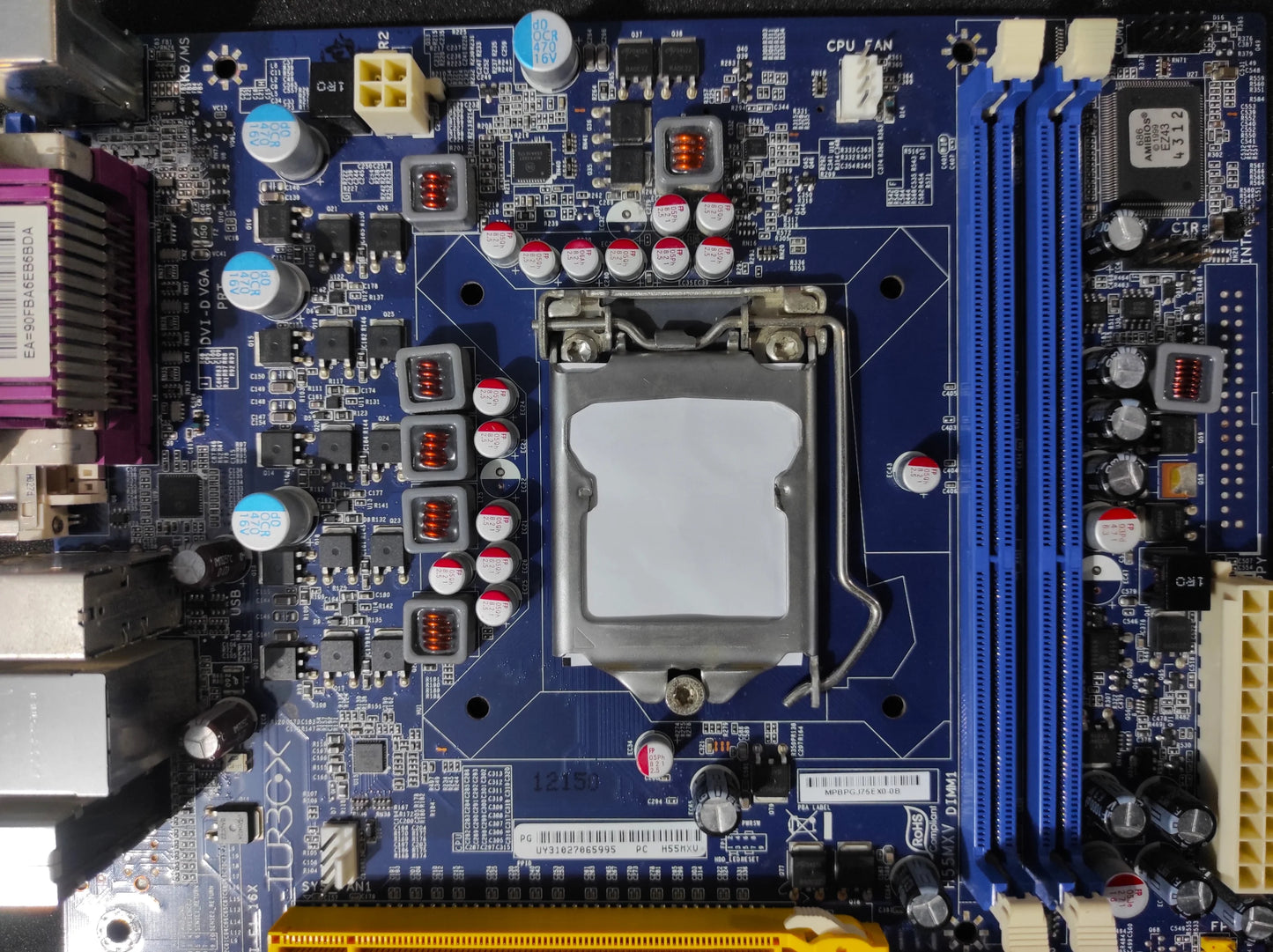Foxconn H55MXV Socket 1156 mATX Motherboard DDR3 PCIe 2.0 x16 Intel H55 Chipset