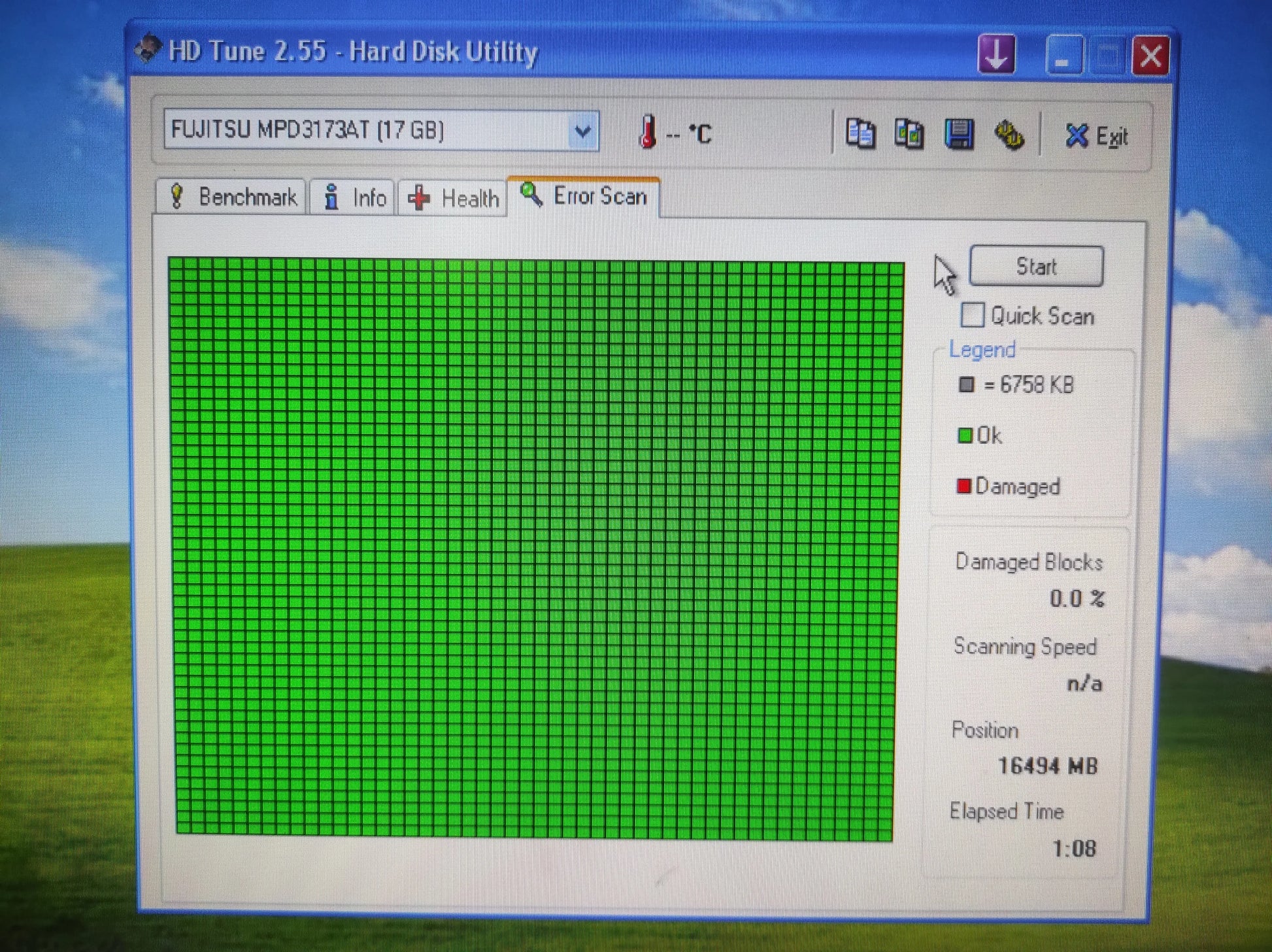 FUJITSU MPD3173AT 17.3GB 3.5’’ 512KB 5400RPM IDE Retro Hard Drive HDD