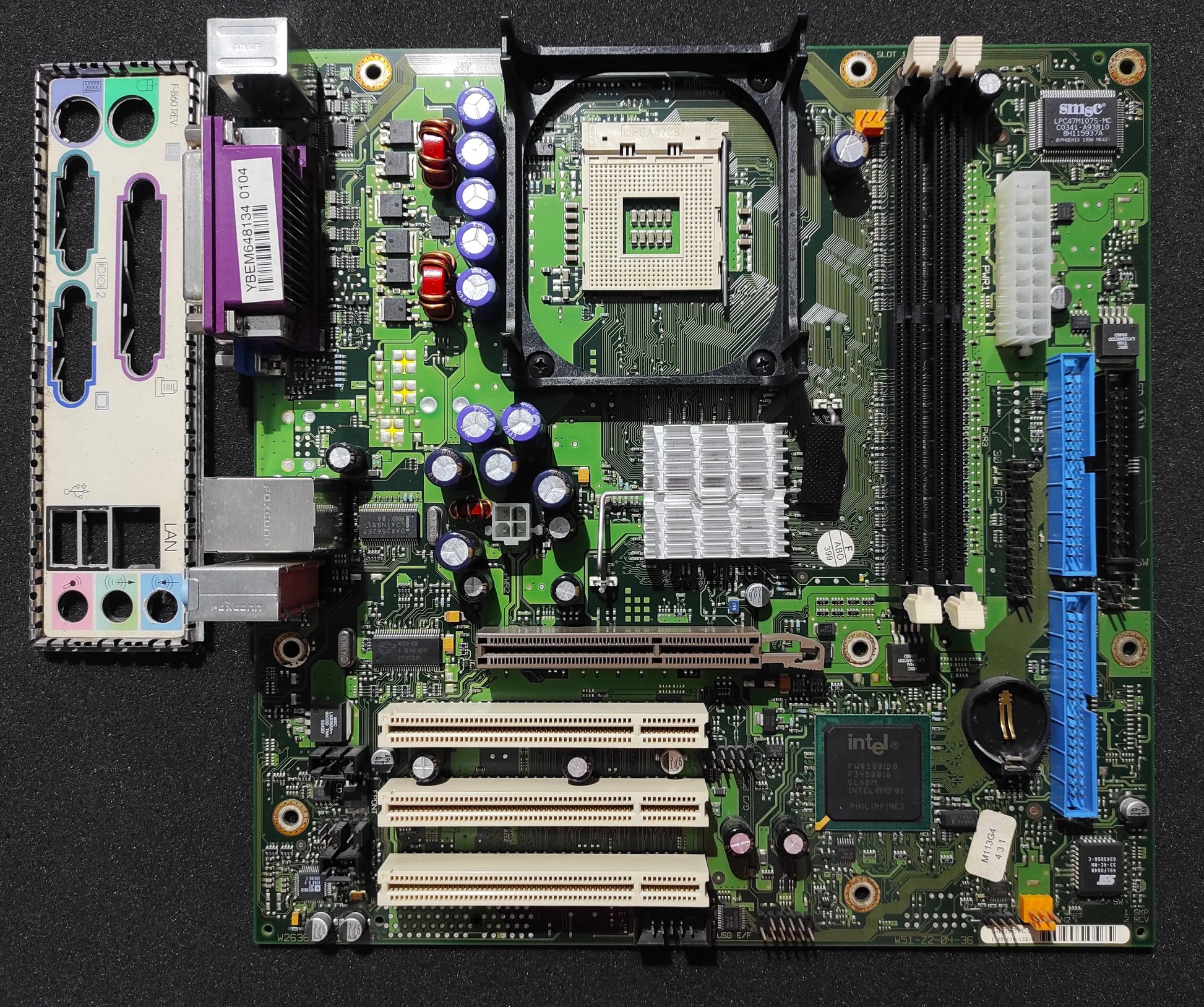 Fujitsu Siemens D1521-A13 GS1 W26361-W51-X-04 W51-Z2-04-36 Socket 478 Motherboard Intel 845GE