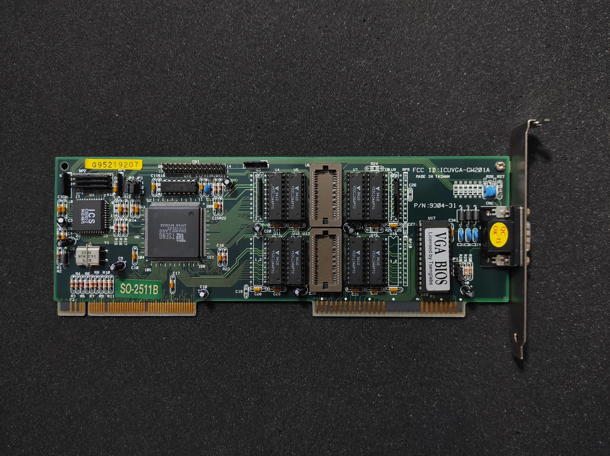 Gainward CARDEX ET4000/W32P 1MB Vintage Retro VLB VGA Graphics Video Card 9304-31