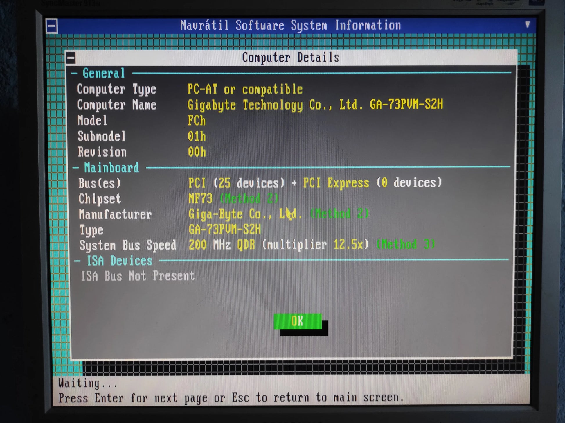 Gigabyte GA-73PVM-S2H Socket 775 mATX Motherboard DDR2 PCIe x16 Nvidia nForce 630i/Geforce 7100