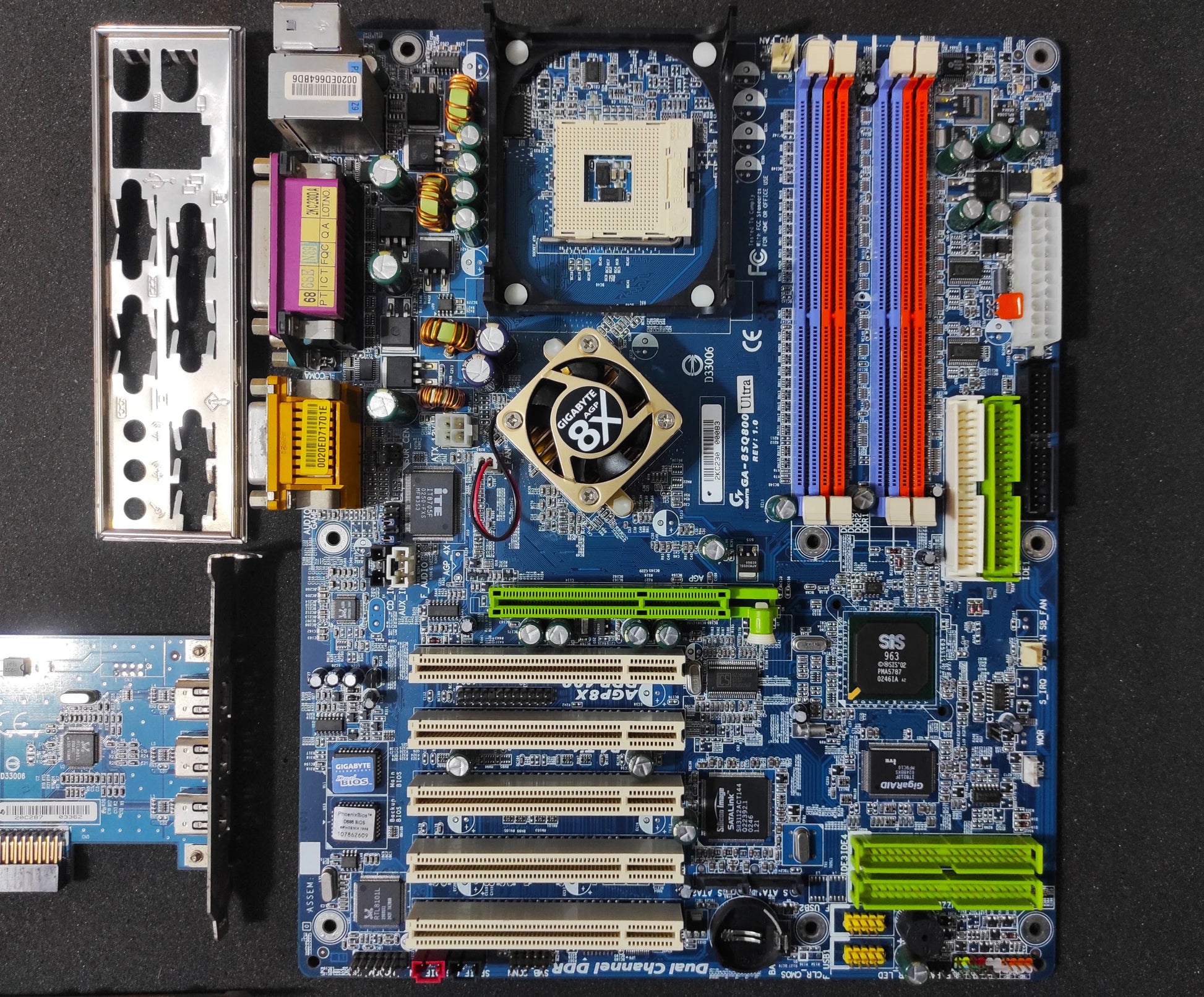 Gigabyte GA-8SQ800 Ultra Socket 478 ATX DDR Retro Motherboard SiS 655FX Chipset