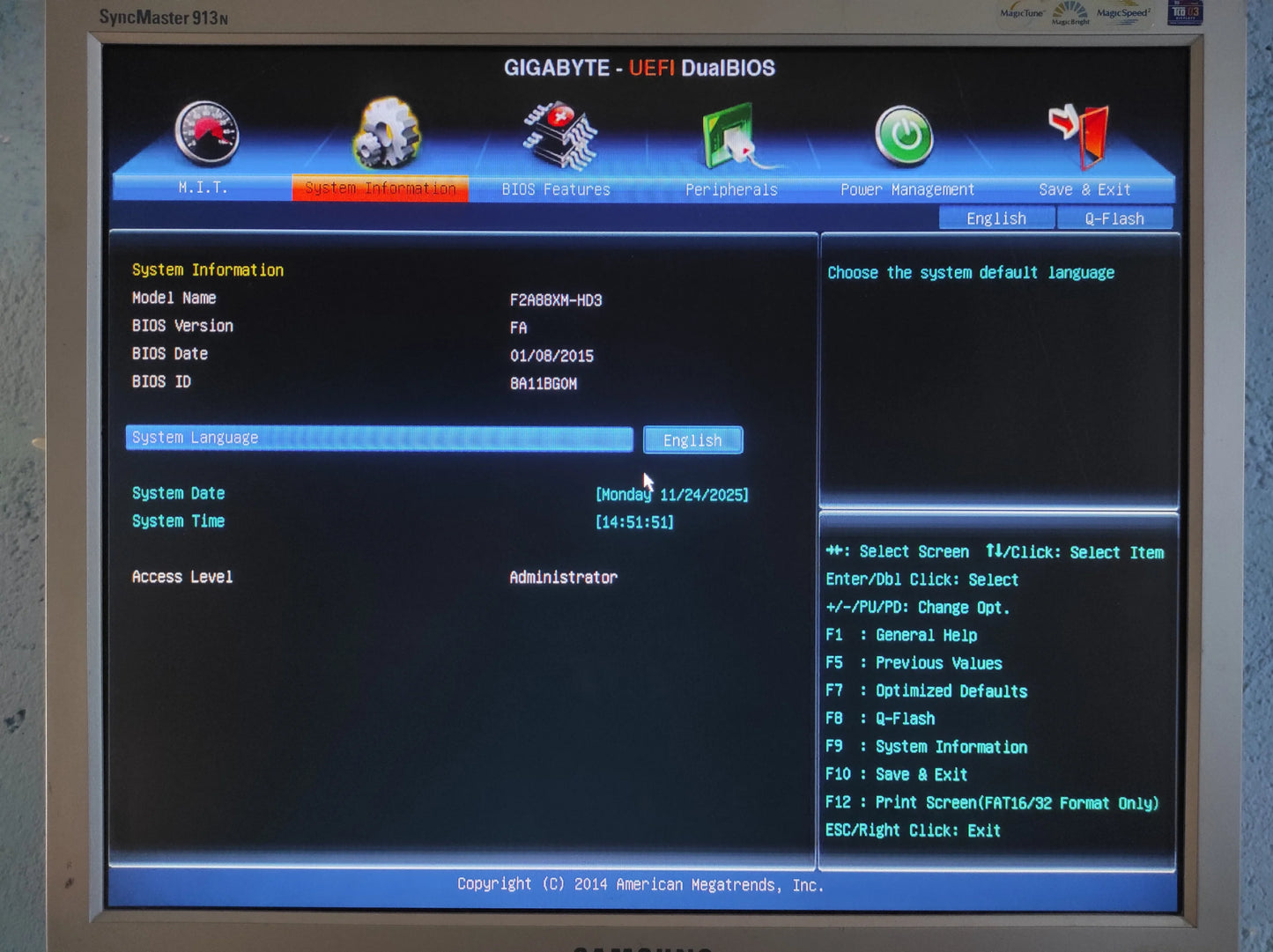 Gigabyte GA-F2A88XM-HD3 Socket FM2+ ATX AMD DDR3 Motherboard AMD A88X Chipset