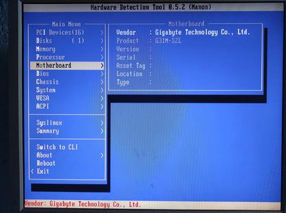 Gigabyte GA-G31M-S2L Socket 775 mATX Motherboard DDR2 PCIe x16 Intel G31