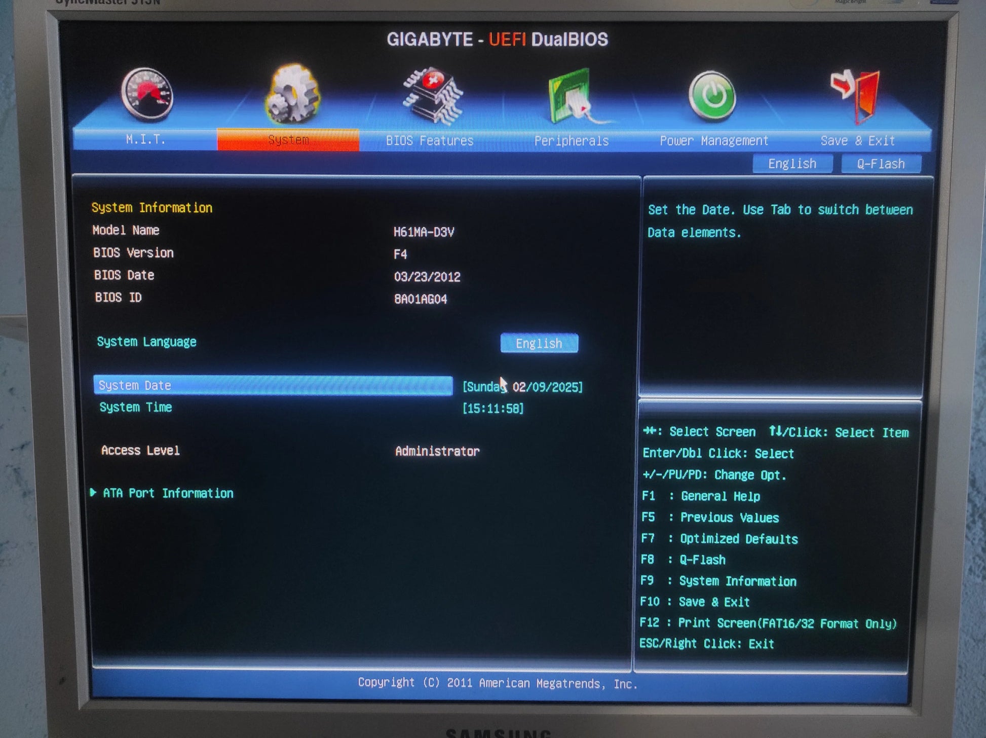 Gigabyte GA-H61MA-D3V Socket 1155 mATX Motherboard DDR3 PCIe 3.0 x16 Intel H61 Express Chipset
