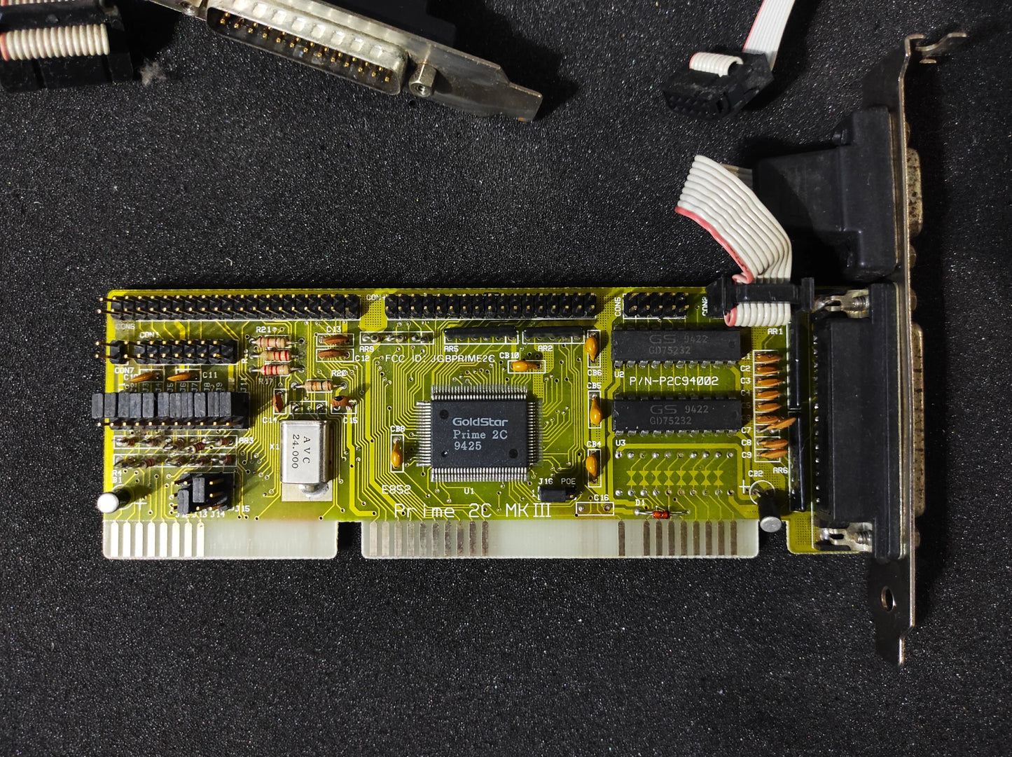 GoldStar PRIME 2C MKIII FDD IDE Serial Parallel Game ISA Multi I/O Controller Card