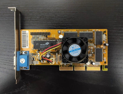 Holtek Nvidia RIVA TNT2 AGP 32MB VGA Vintage Retro Graphics Video Card - Retro PC Hardware & More