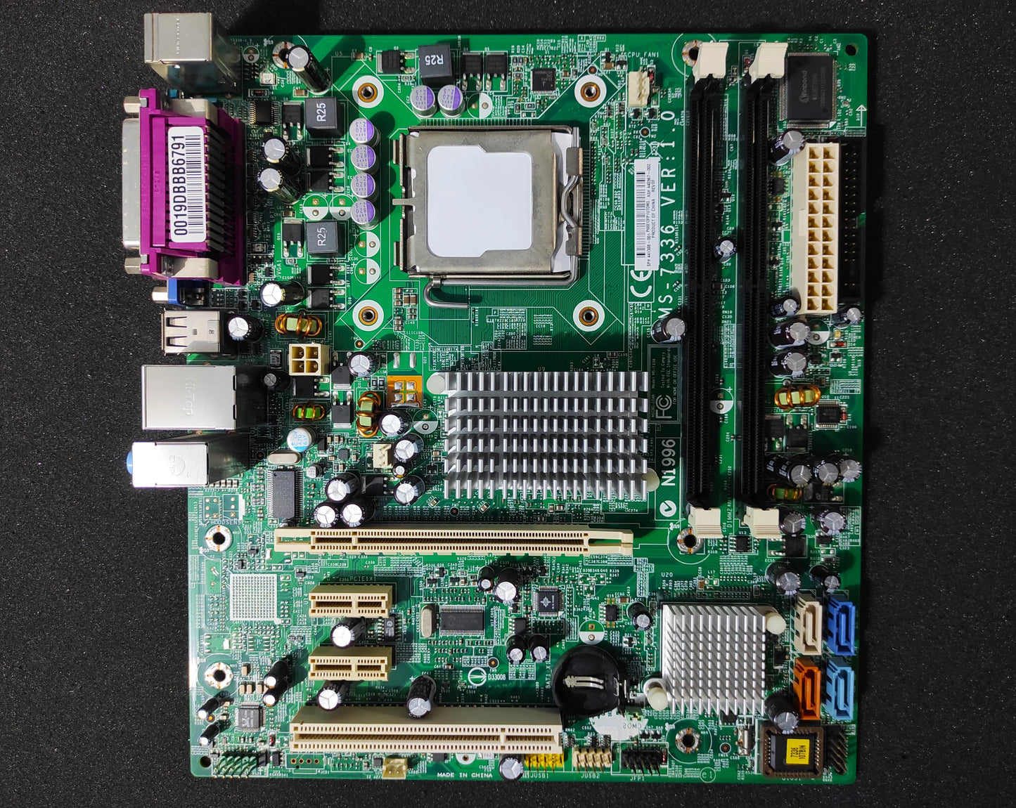 HP MSI MS-7336 Socket 775 mATX Motherboard DDR2 PCIe x16 SATA Intel 946GZ Chipset 441388-001 440567-002
