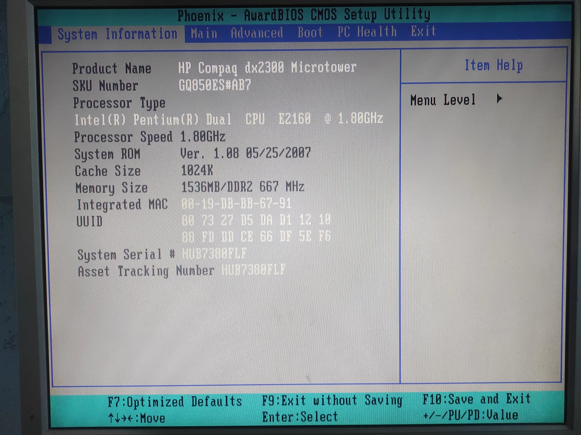 HP MSI MS-7336 Socket 775 mATX Motherboard DDR2 PCIe x16 SATA Intel 946GZ Chipset 441388-001 440567-002