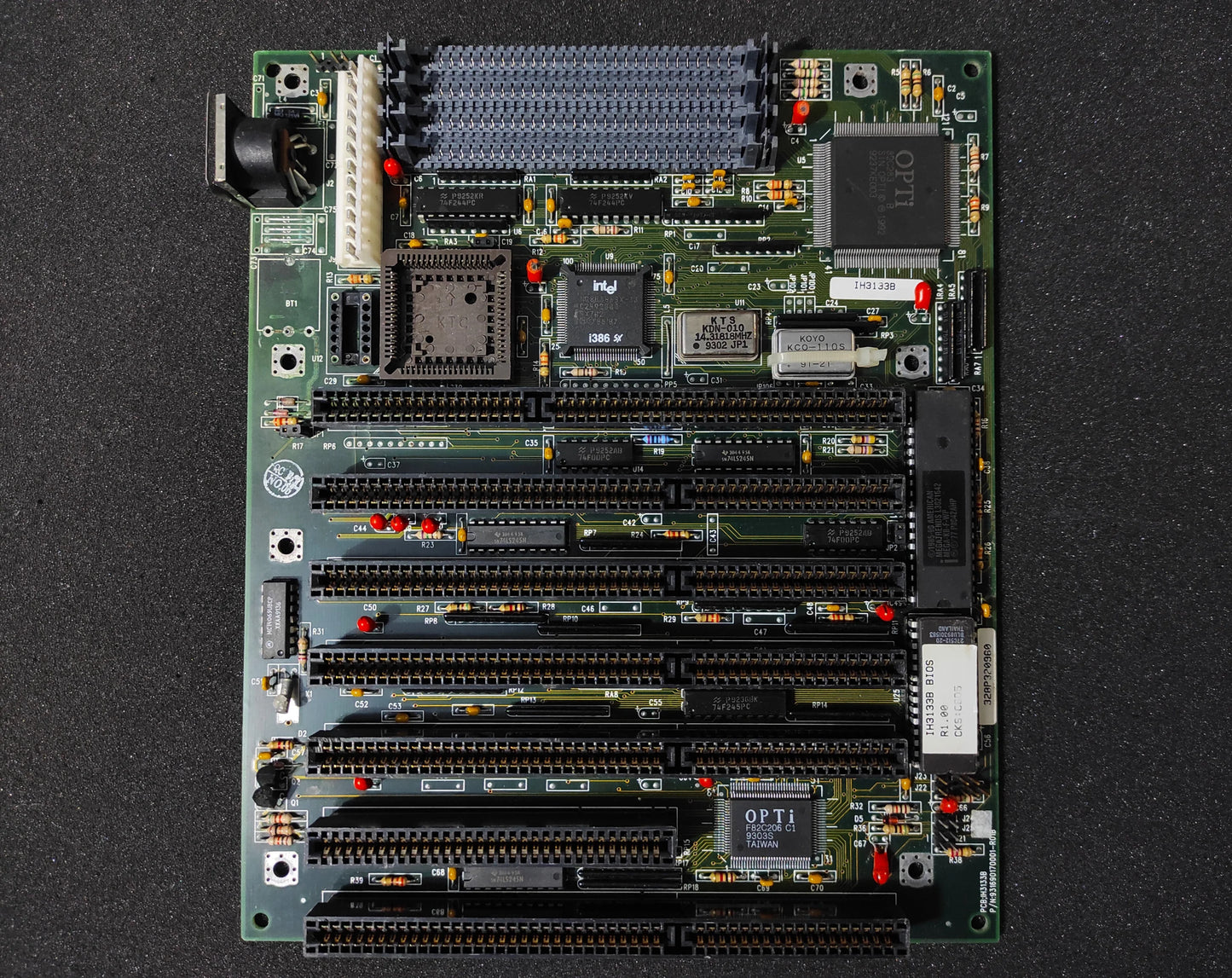 IH3133B 386 AT Vintage Retro Motherboard ISA OPTi 82C283 931690170001-R01B