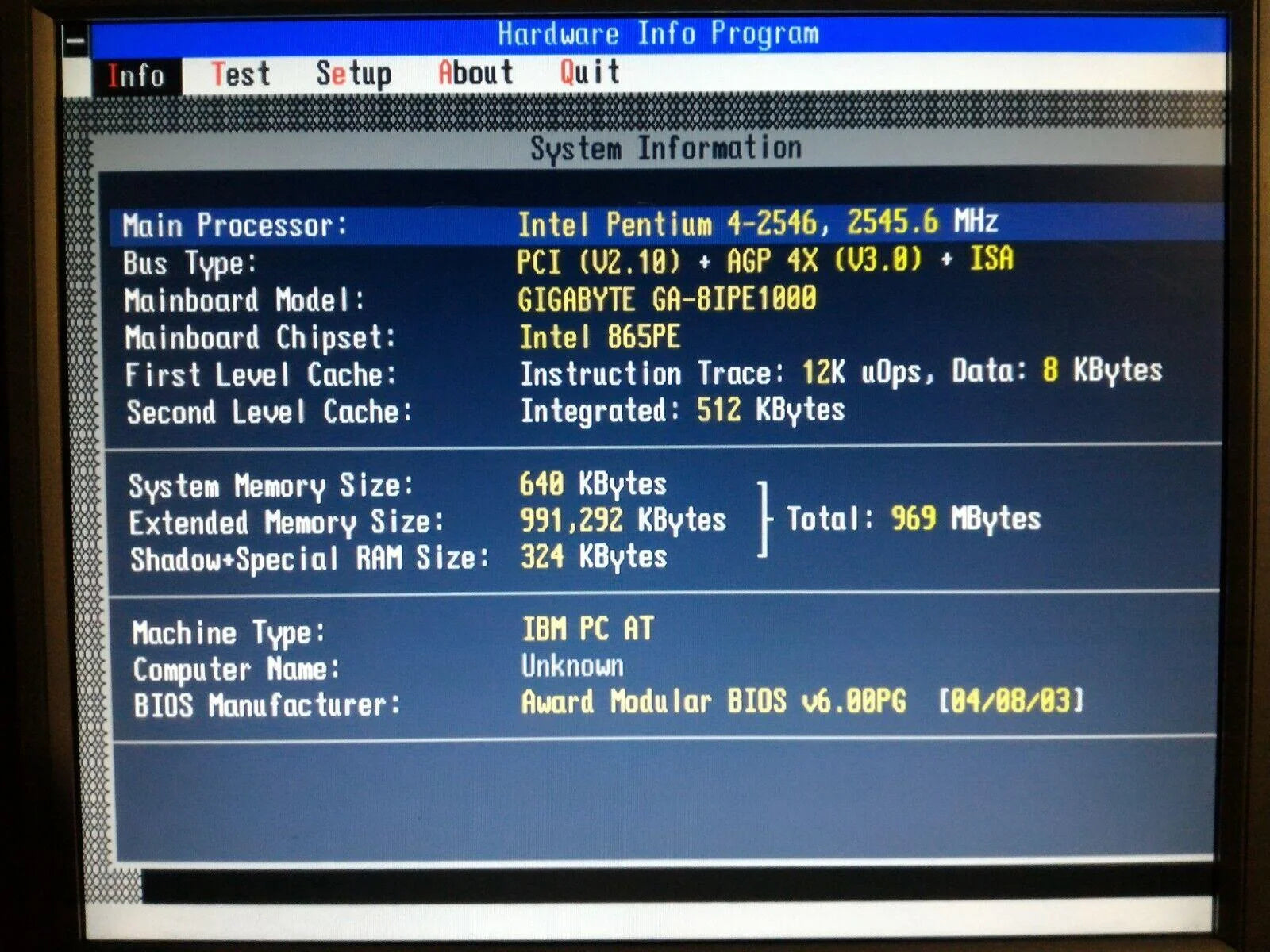 Intel Pentium 4 Socket 478 CPU SL6DW 2.53 GHz/512/533 1.525V Northwood Processor - Retro PC Hardware & More