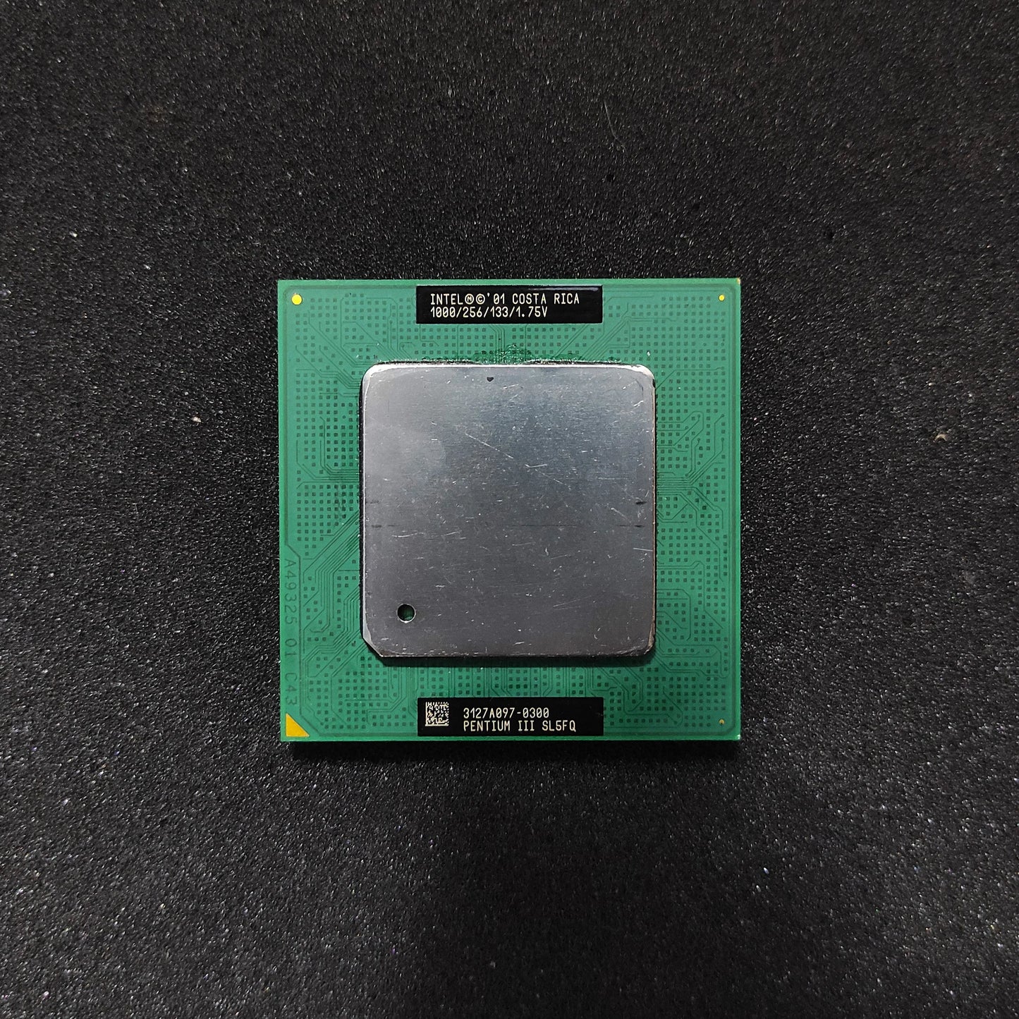 Intel Pentium III SL5FQ Socket 370 1000MHz/256/133/1.75V Vintage Retro CPU - CPU