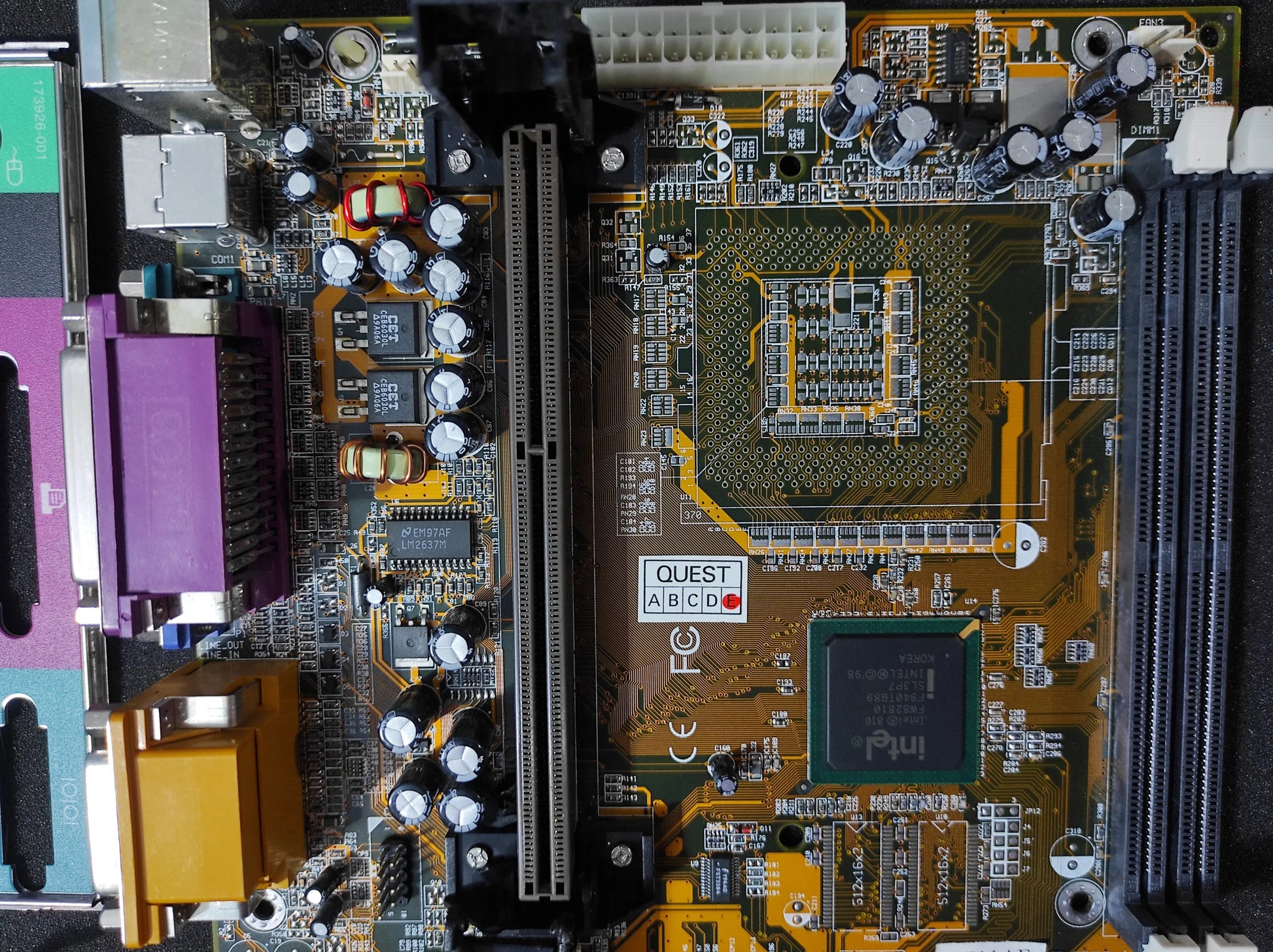 Jetway J-711AF J-911AF REV 1.11 Slot 1 ATX Vintage Retro Motherboard Intel 810 Chipset