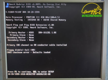 Jetway J-711AF J-911AF REV 1.11 Slot 1 ATX Vintage Retro Motherboard Intel 810 Chipset