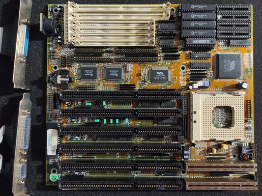 Jetway J435-B Socket 3 486 AT Vintage Retro Motherboard ISA VLB VIA VT82C496G - Retro PC Hardware & More