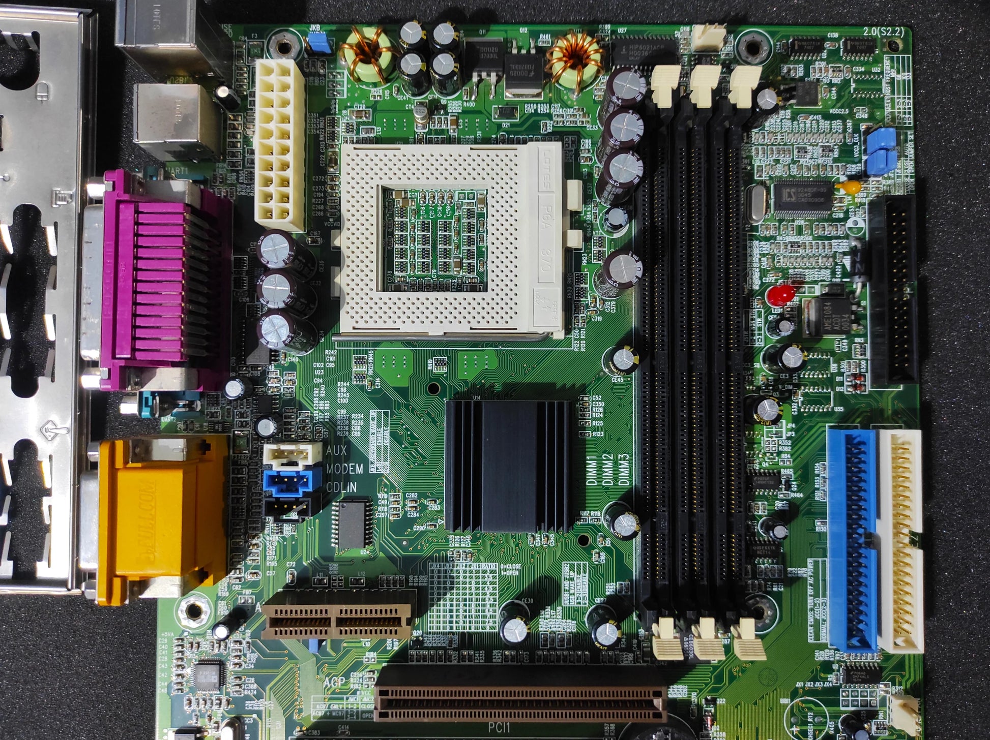 Legend QDI Advance 10B P6V694X/A10B Socket 370 ATX Motherboard AGP ISA PCI VIA Apollo Pro 133A Chipset