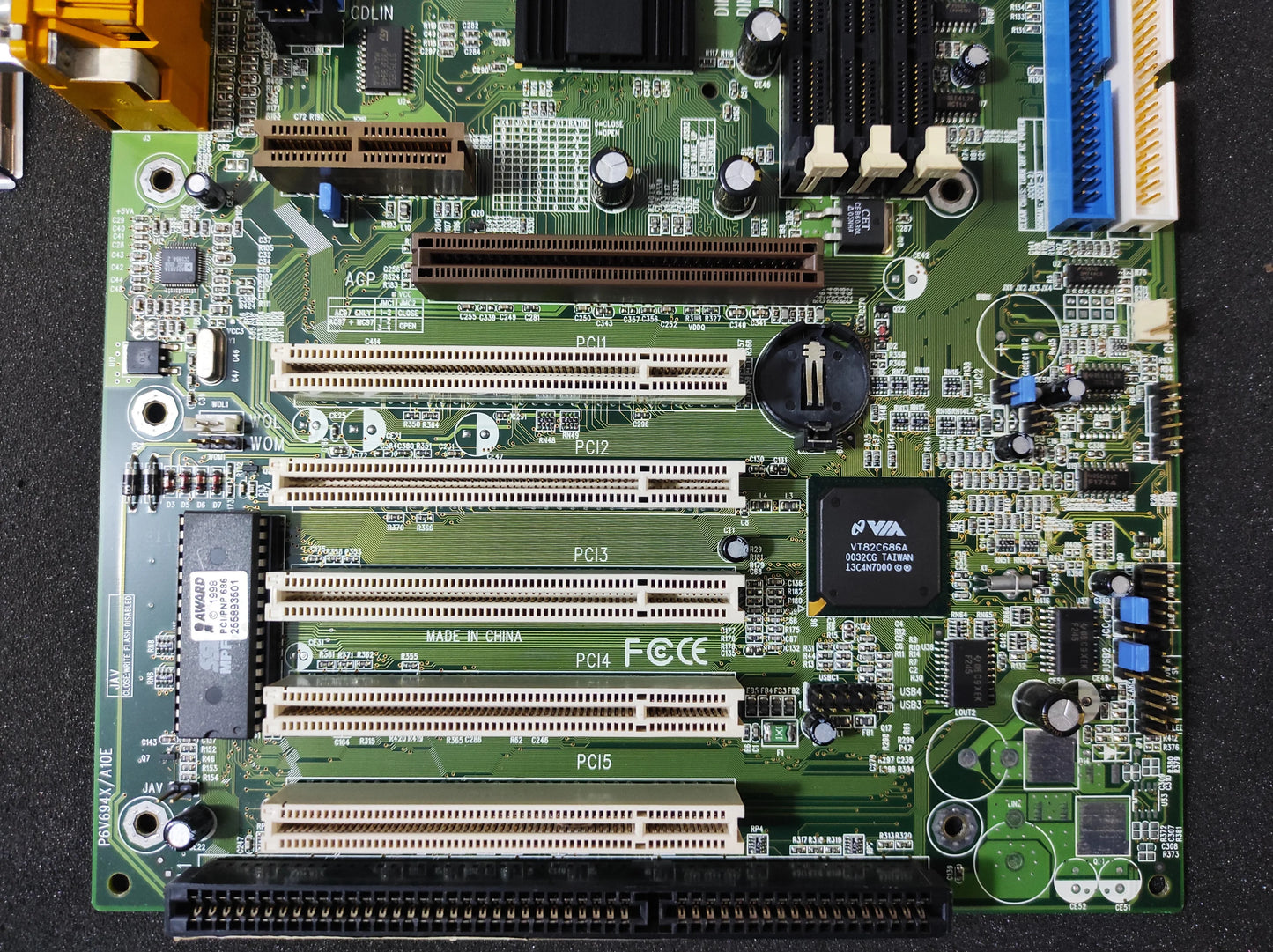 Legend QDI Advance 10E P6V694X/A10E Socket 370 ATX Motherboard AGP ISA PCI VIA Apollo Pro 133A