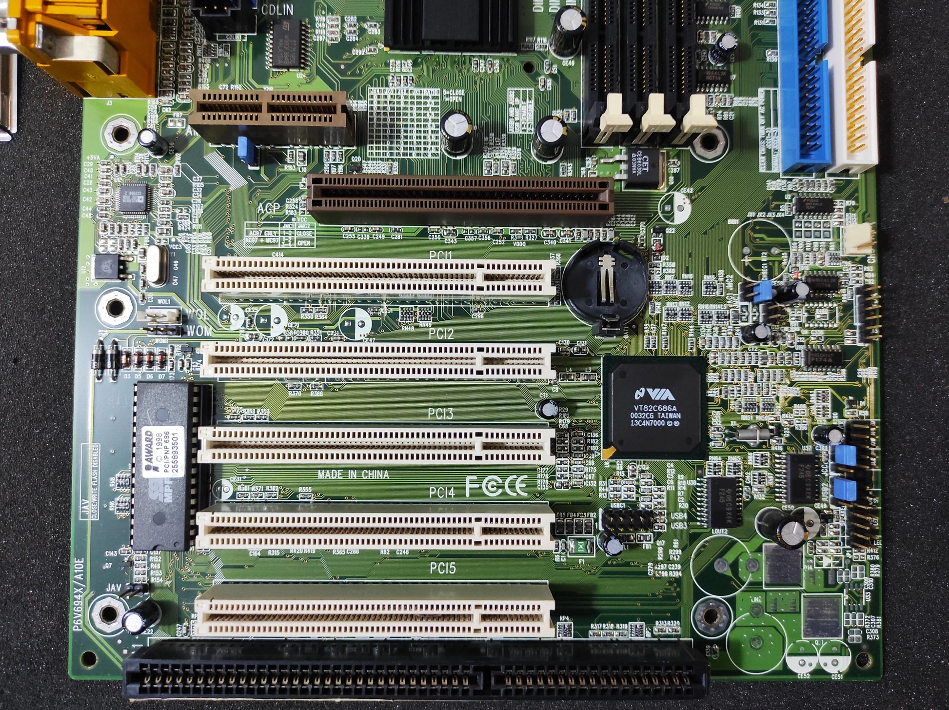 Legend QDI Advance 10E P6V694X/A10E Socket 370 ATX Motherboard AGP ISA PCI VIA Apollo Pro 133A