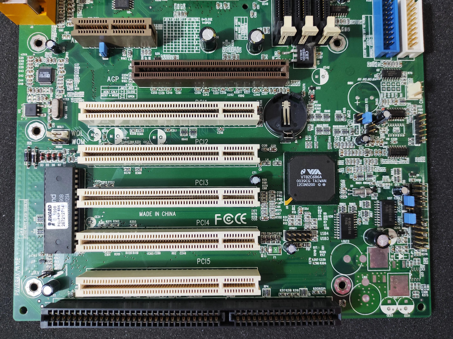 Legend QDI Advance 10E P6V694X/A10E Socket 370 ATX Motherboard AGP ISA PCI VIA Apollo Pro 133A