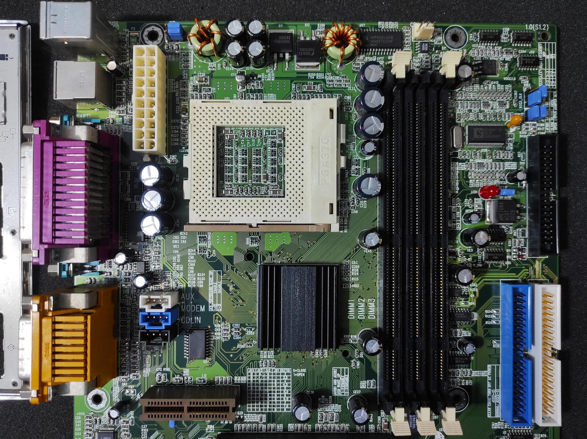 Legend QDI Advance 10E P6V694X/A10E Socket 370 ATX Motherboard AGP ISA PCI VIA Apollo Pro 133A