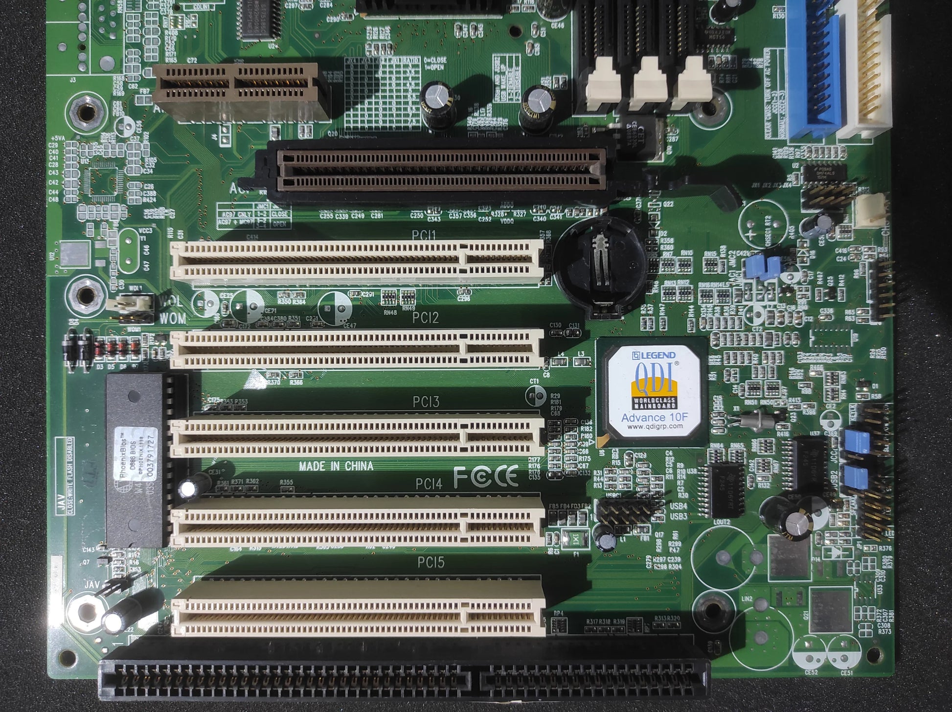 Legend QDI Advance 10F P6V694X/A10F 2.0 Socket 370 ATX Motherboard AGP ISA PCI