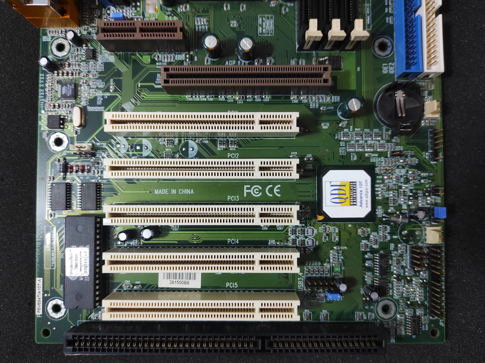 Legend QDI Advance 10T P6V694T/A10T-A Socket 370 Tualatin ATX Motherboard AGP ISA PCI VIA Apollo Pro 133T